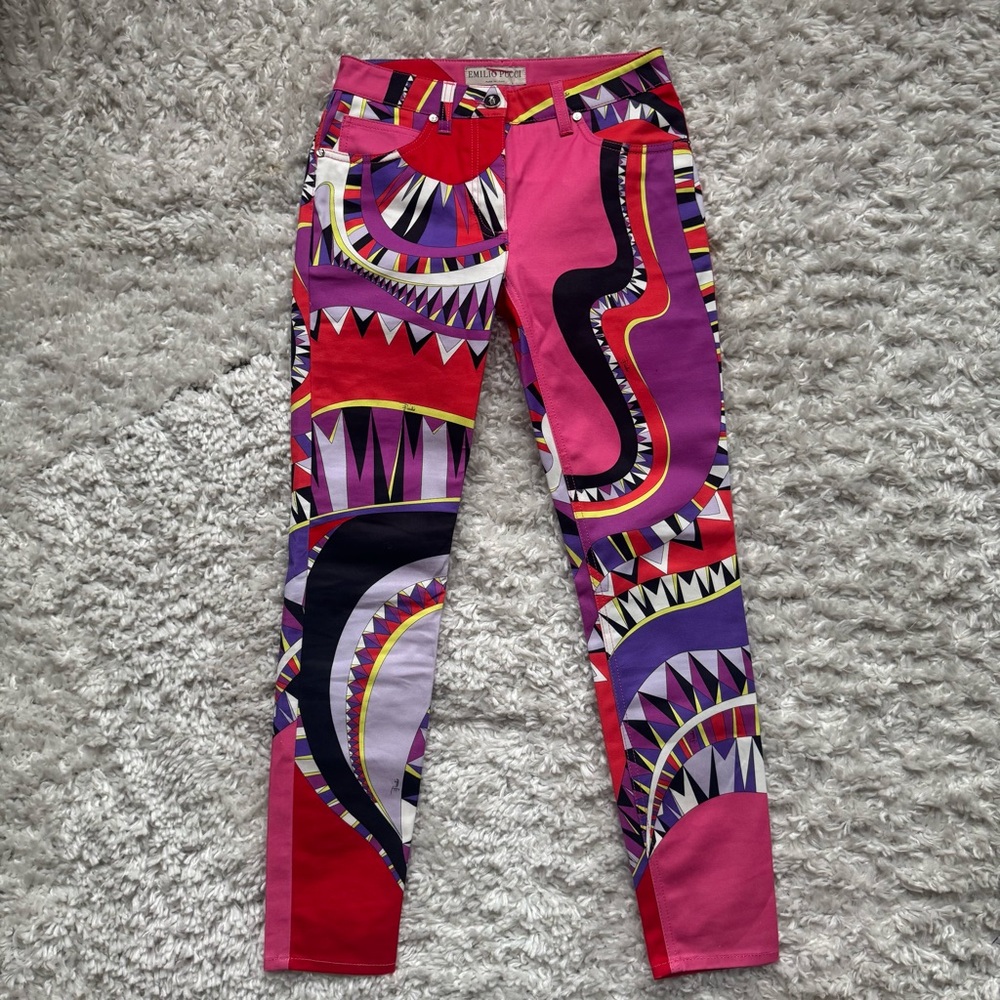 *SOLD* Emilio Pucci Nikki Print Skinny Jeans